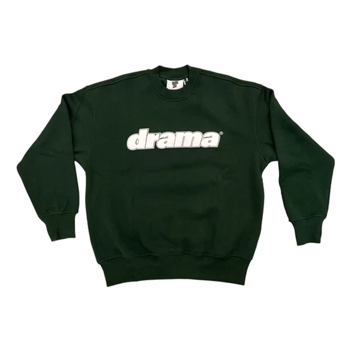 Drama Call Forest Green Staple Crew Sweatshirt