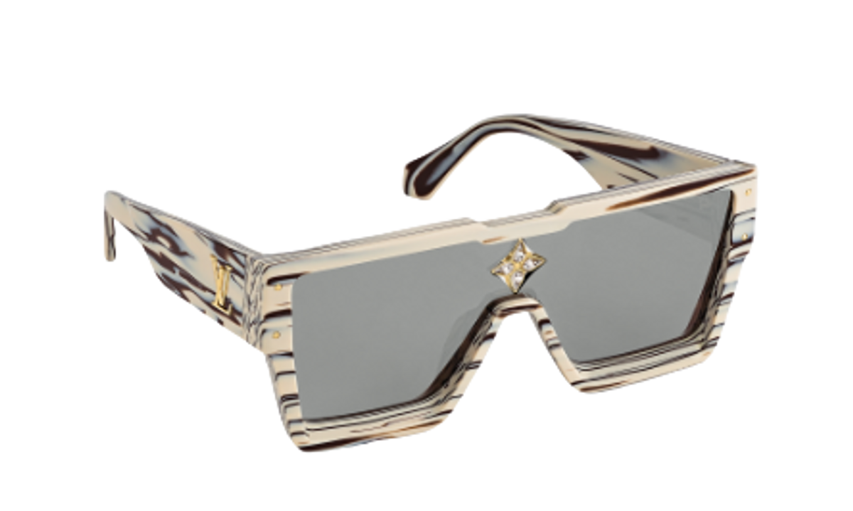 Louis Vuitton Beige Cyclone Sunglasses