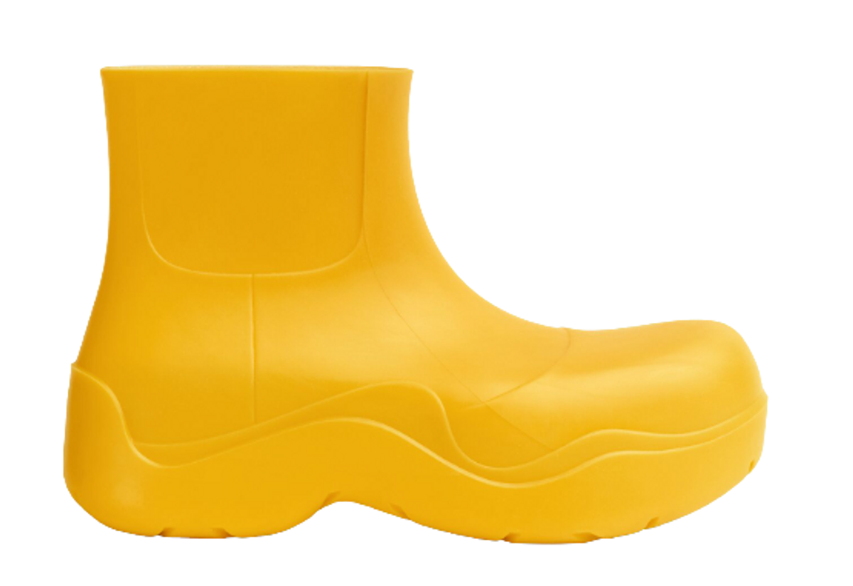 Bottega Veneta Egg Yolk Puddle Ankle Boots