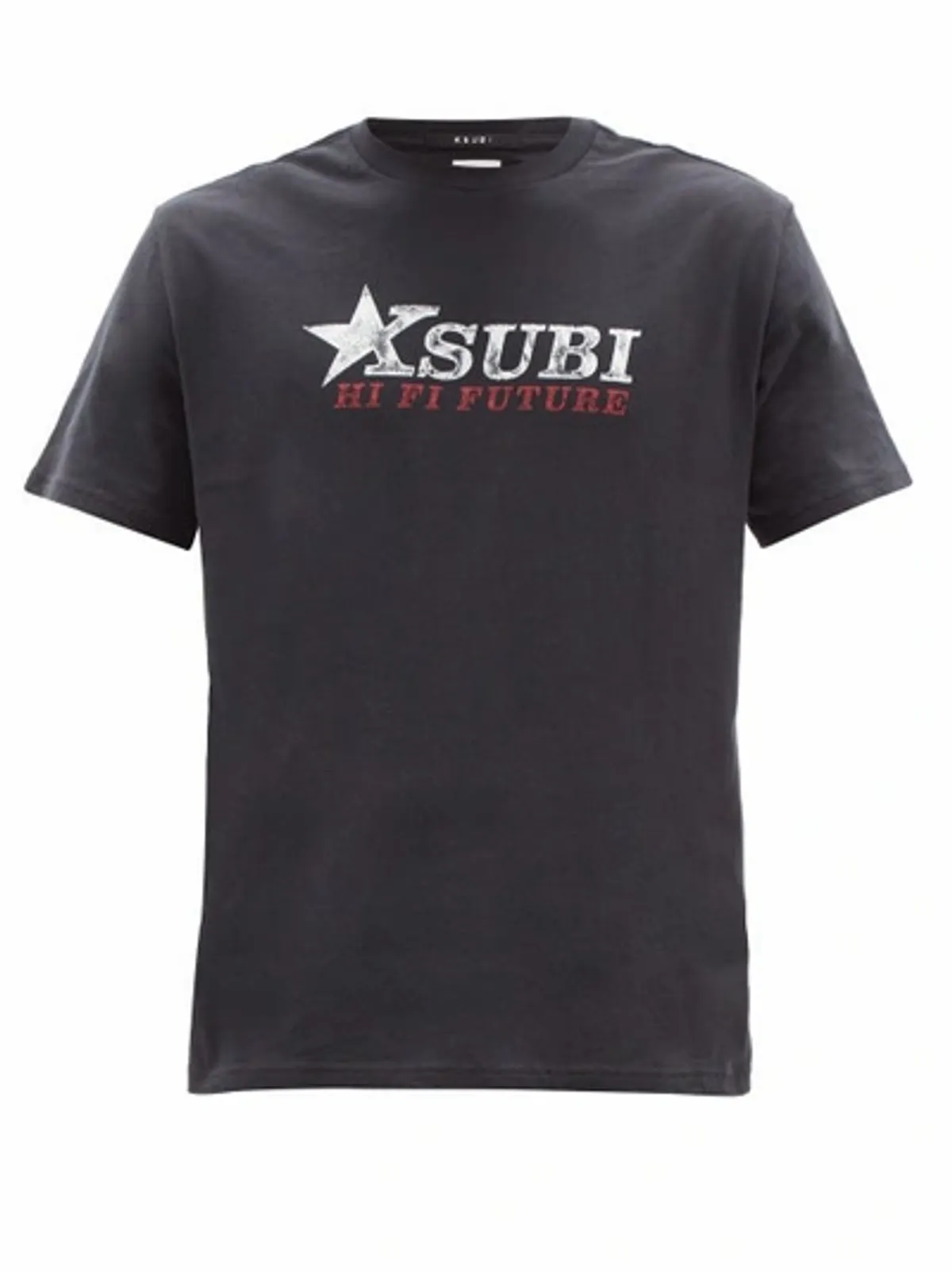 Ksubi Hi Fi Kash Cotton Graphic Tee In Black