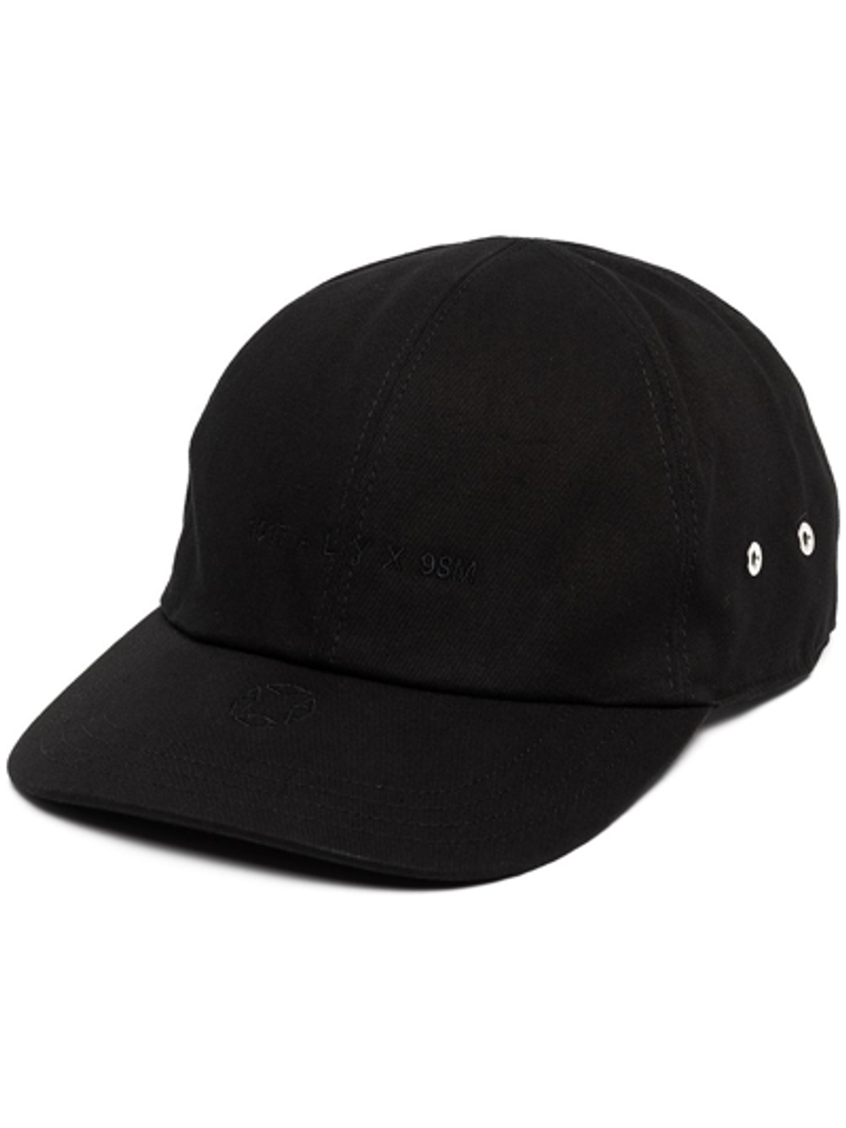 Alyx Cotton Canvas Logo Baseball Cap In Black