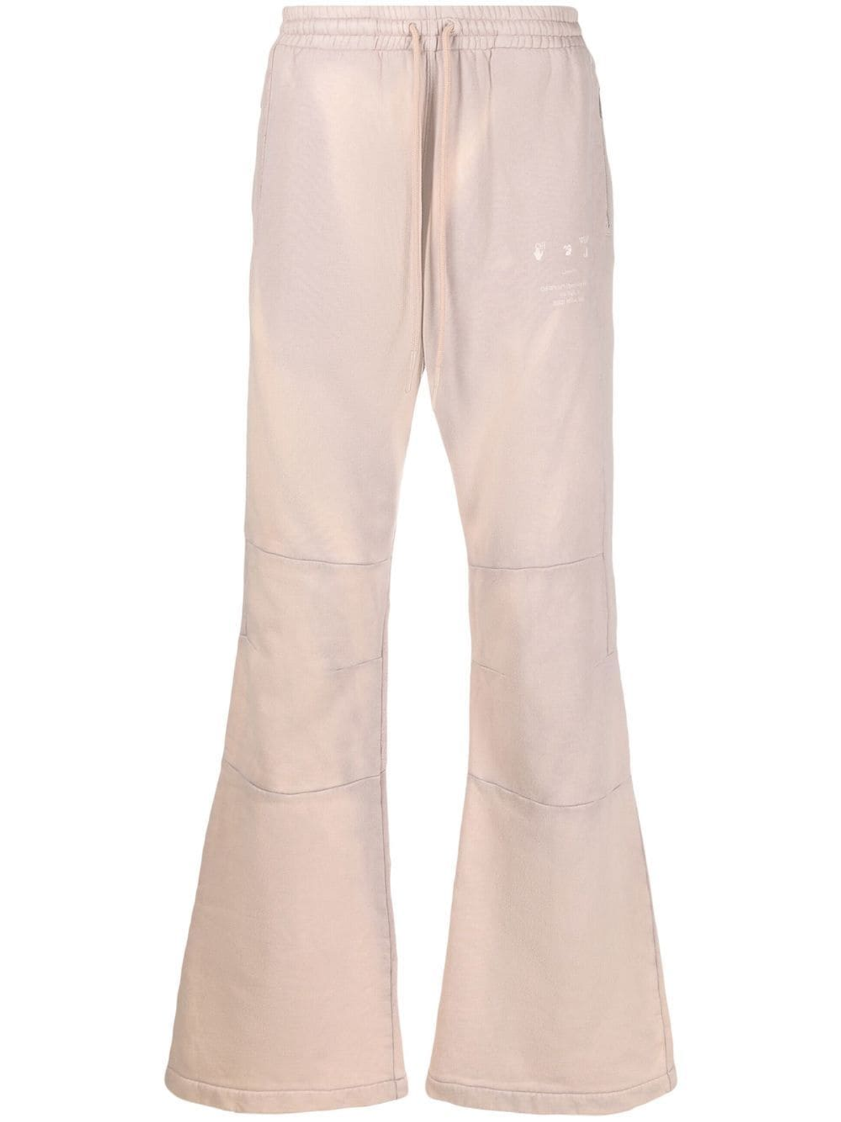 Off-White Laundry Panelled Cotton Track Pants