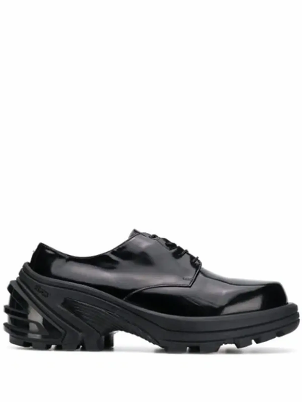 Alyx × Vibram Black Removable Sole Lace-up Derbys | WHAT