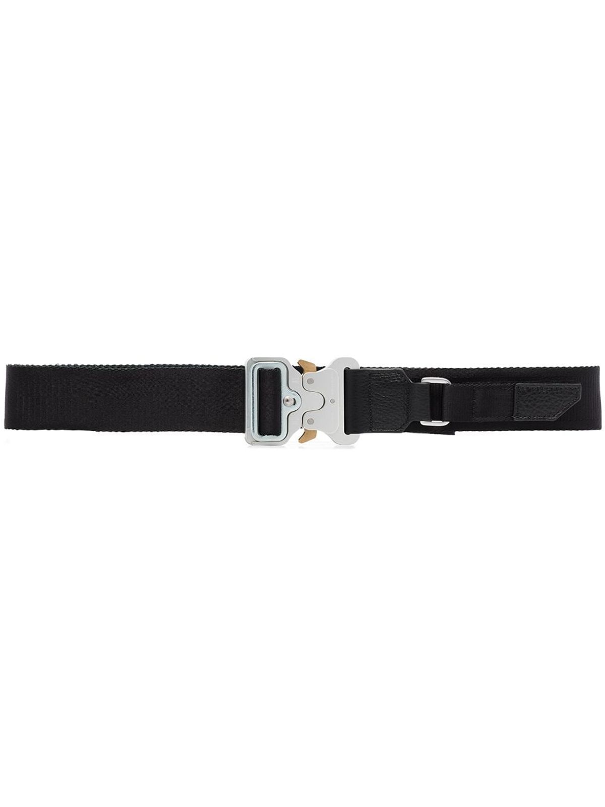 Alyx Black & Silver Medium Rollercoaster Belt In Argento