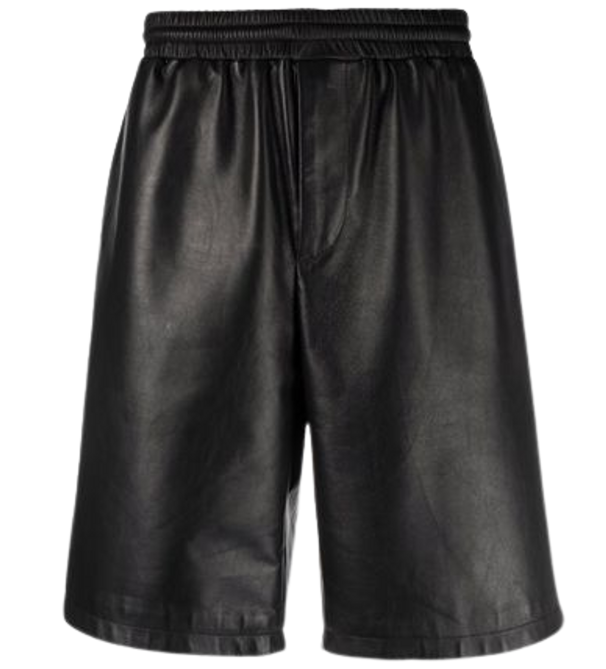 Prada Plain Leather Shorts