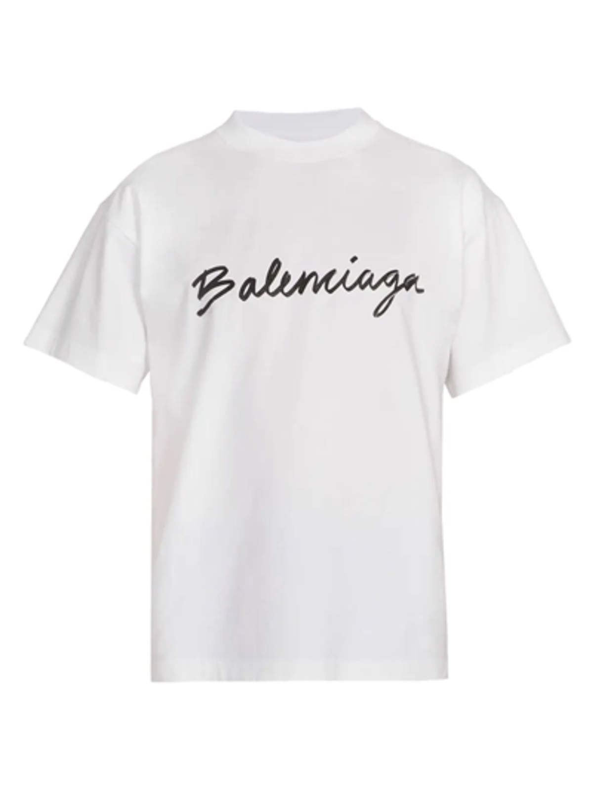 Balenciaga Brush White Logo T-Shirt