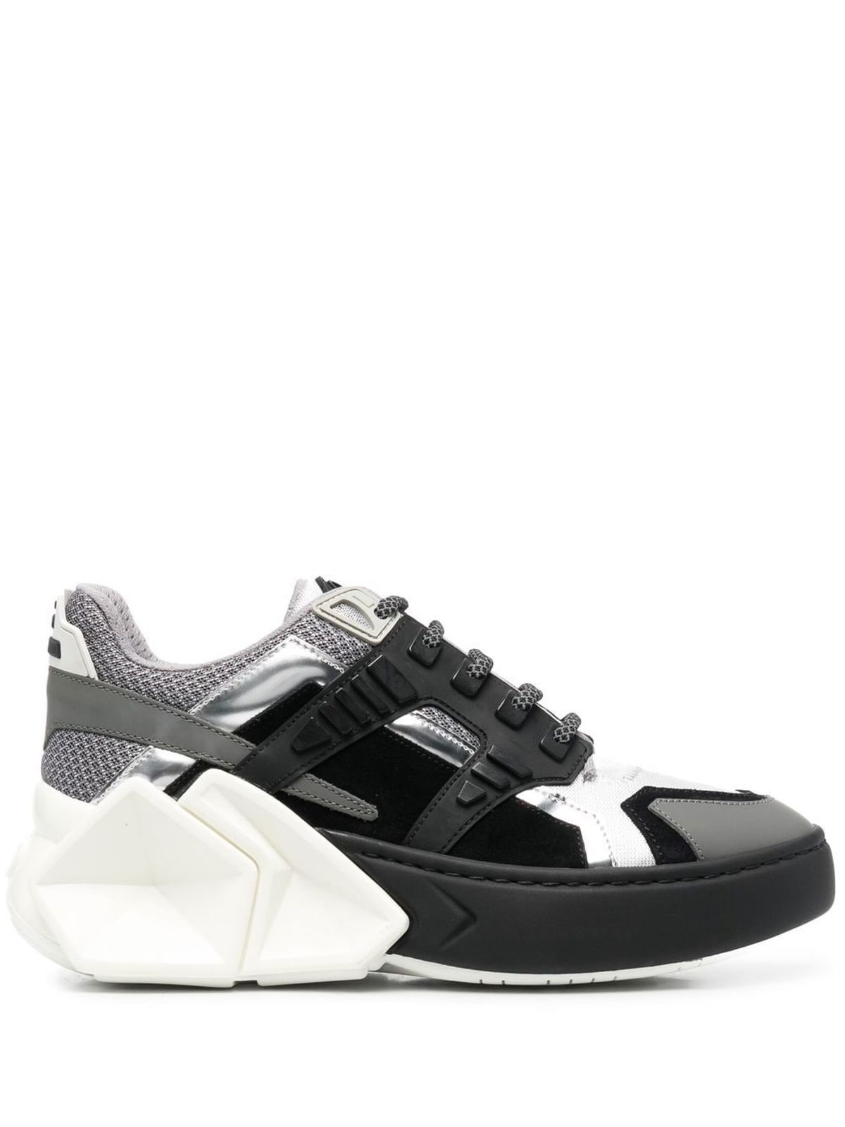 HIDE & JACK White Beige Lace Up Mid Top Casual Sneakers Shoes