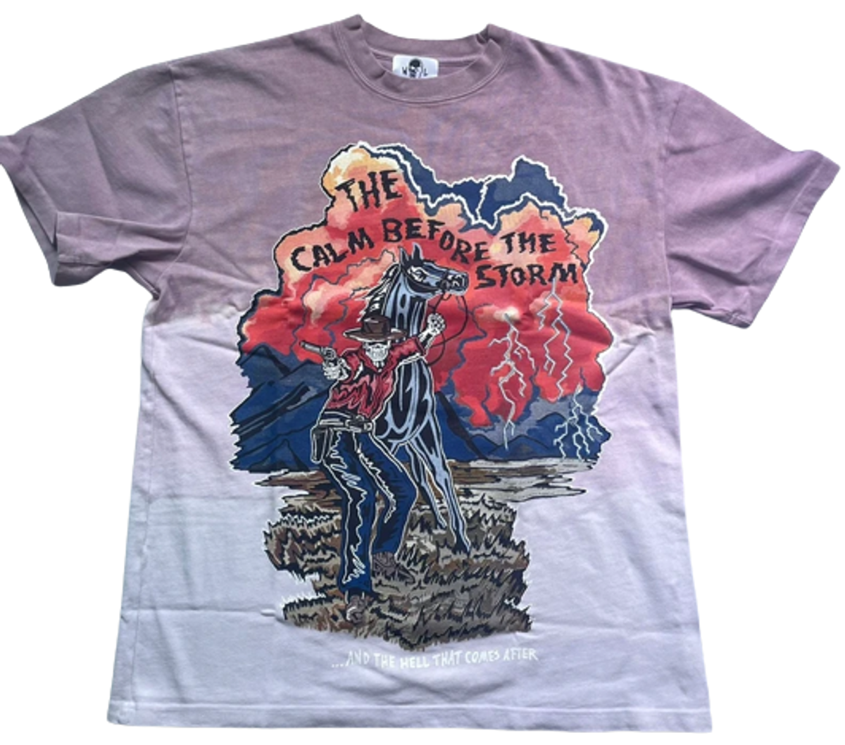 Warren Lotas Pink Calm Before The Storm T-Shirt