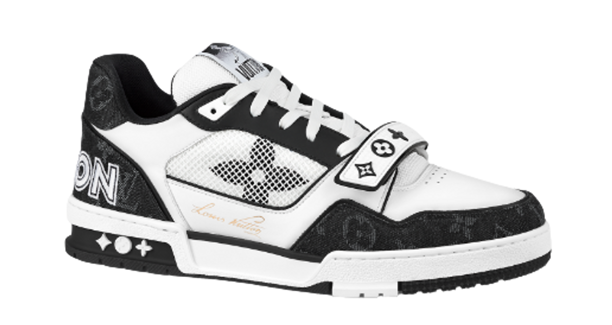 Louis Vuitton White Velcro Strep Trainer Sneakers