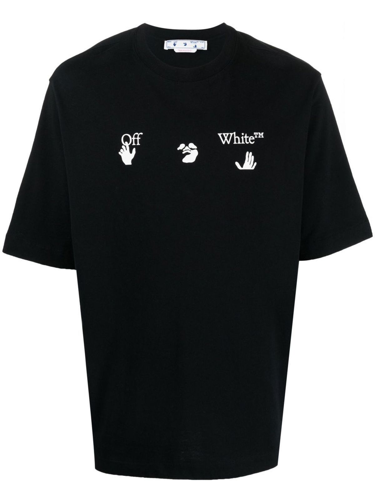 Off-White Black Hands Off-print Cotton T-shirt