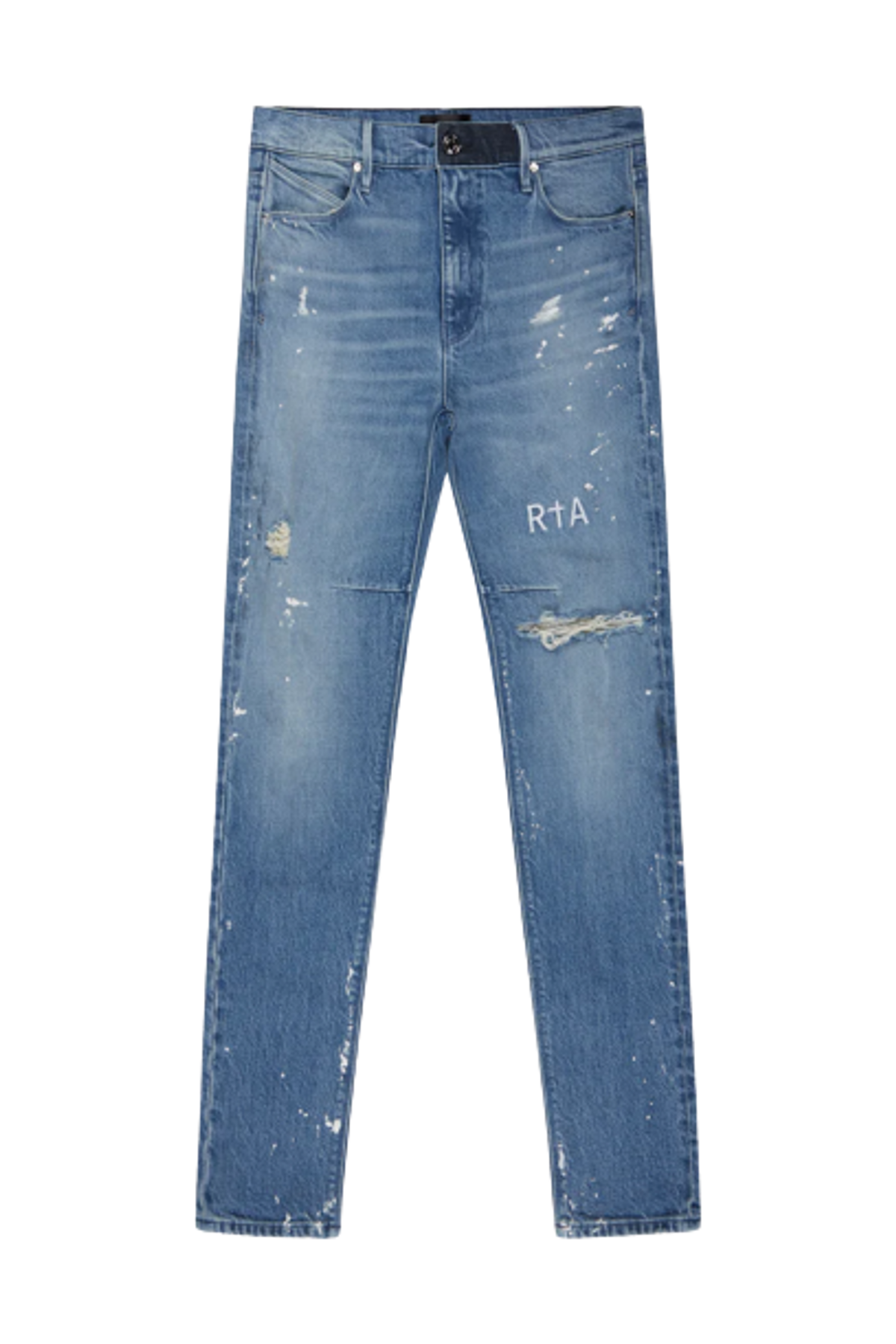 Rta Distressed White Paint Clayton Jeans