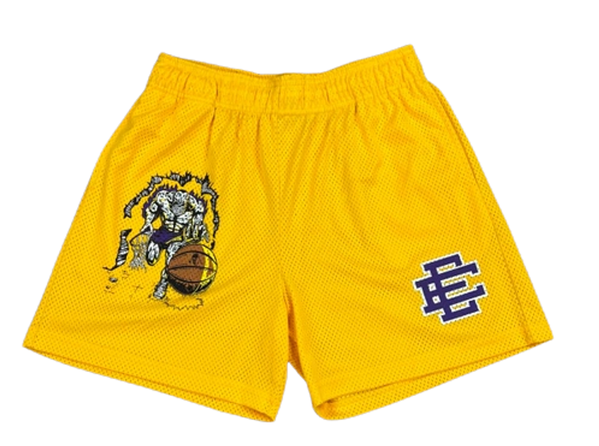 Warren Lotas × Eric Emanuel Yellow Large Shorts