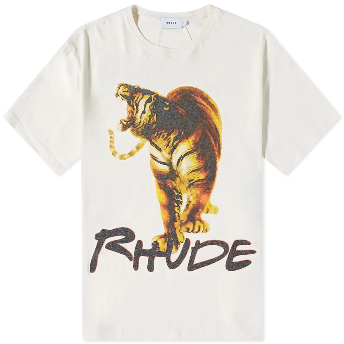Rhude Vintage White Tiger T-Shirt