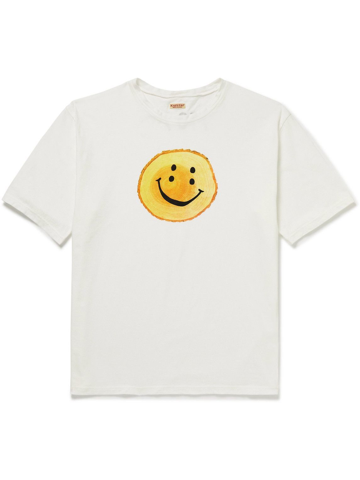 Kapital White Printed Cotton-Jersey T-shirt