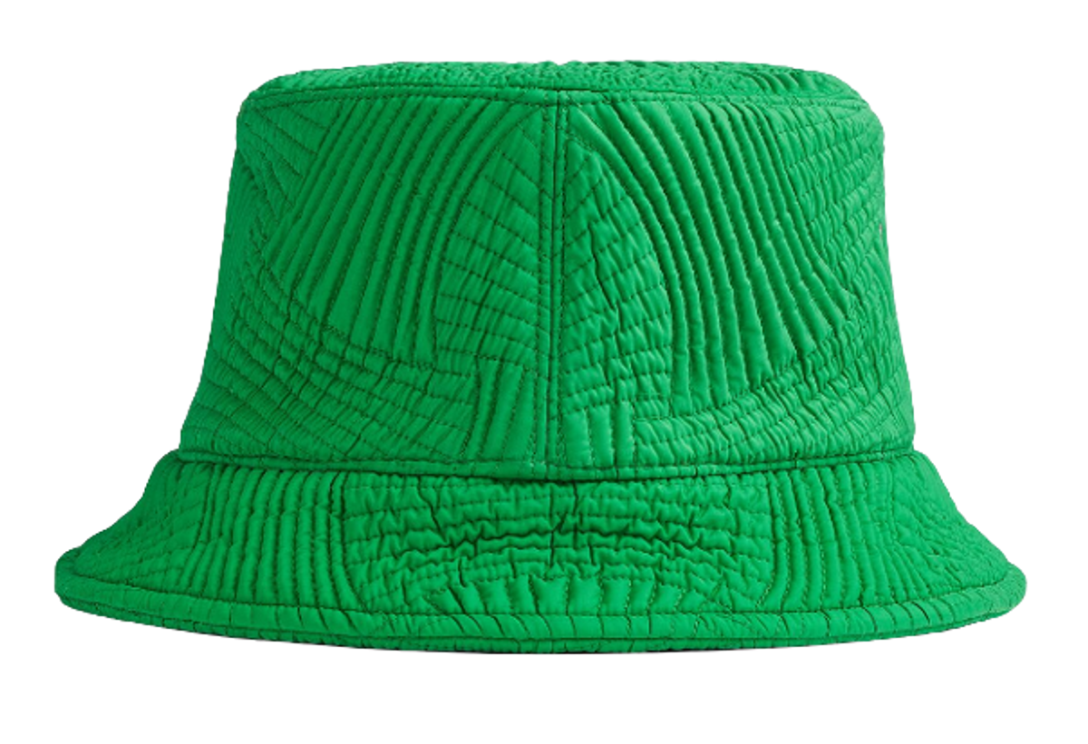 Bottega Veneta Parakeet Green Hat