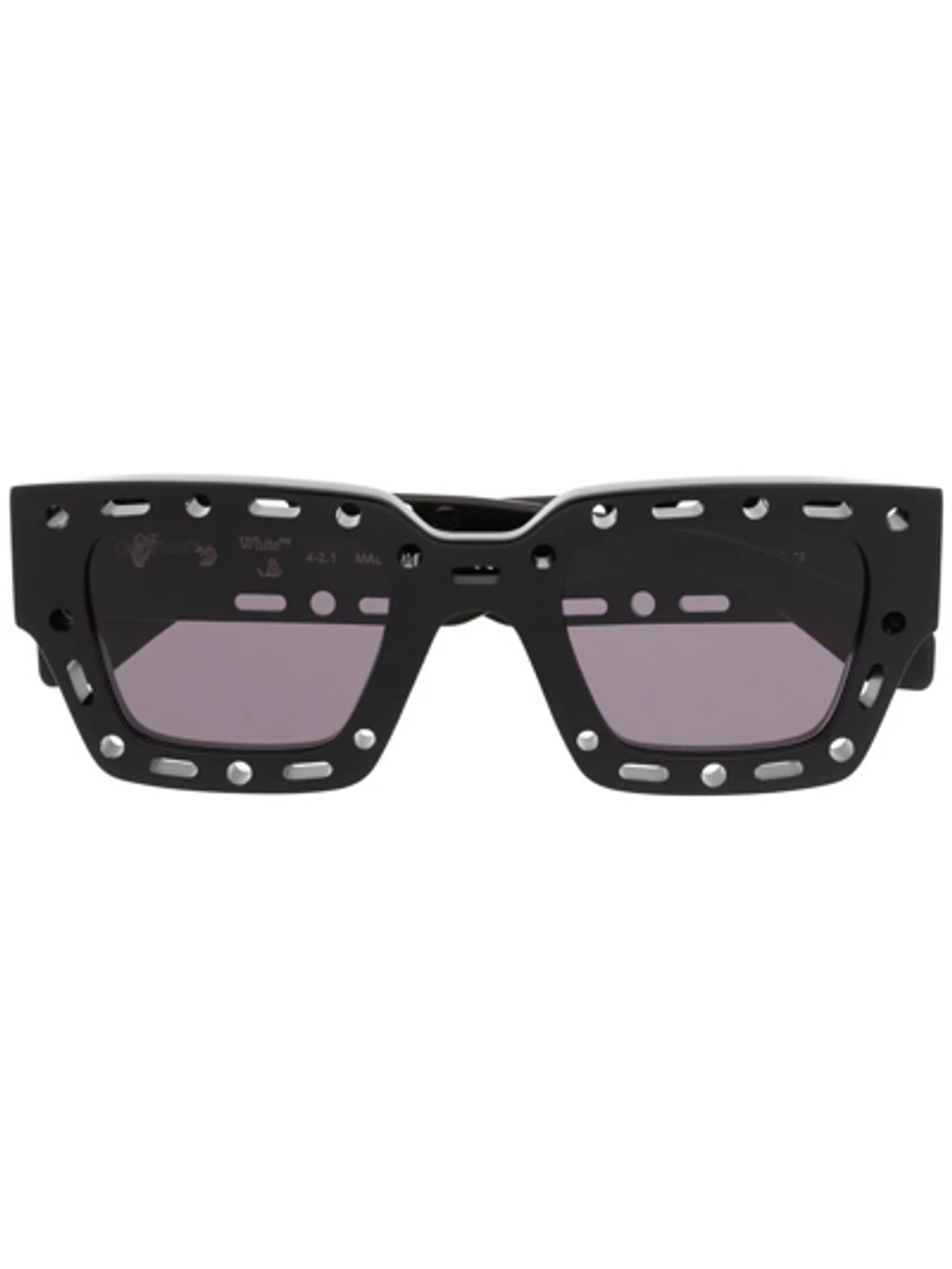 Off-White Mercer Cut Out Square Frame Sunglasses