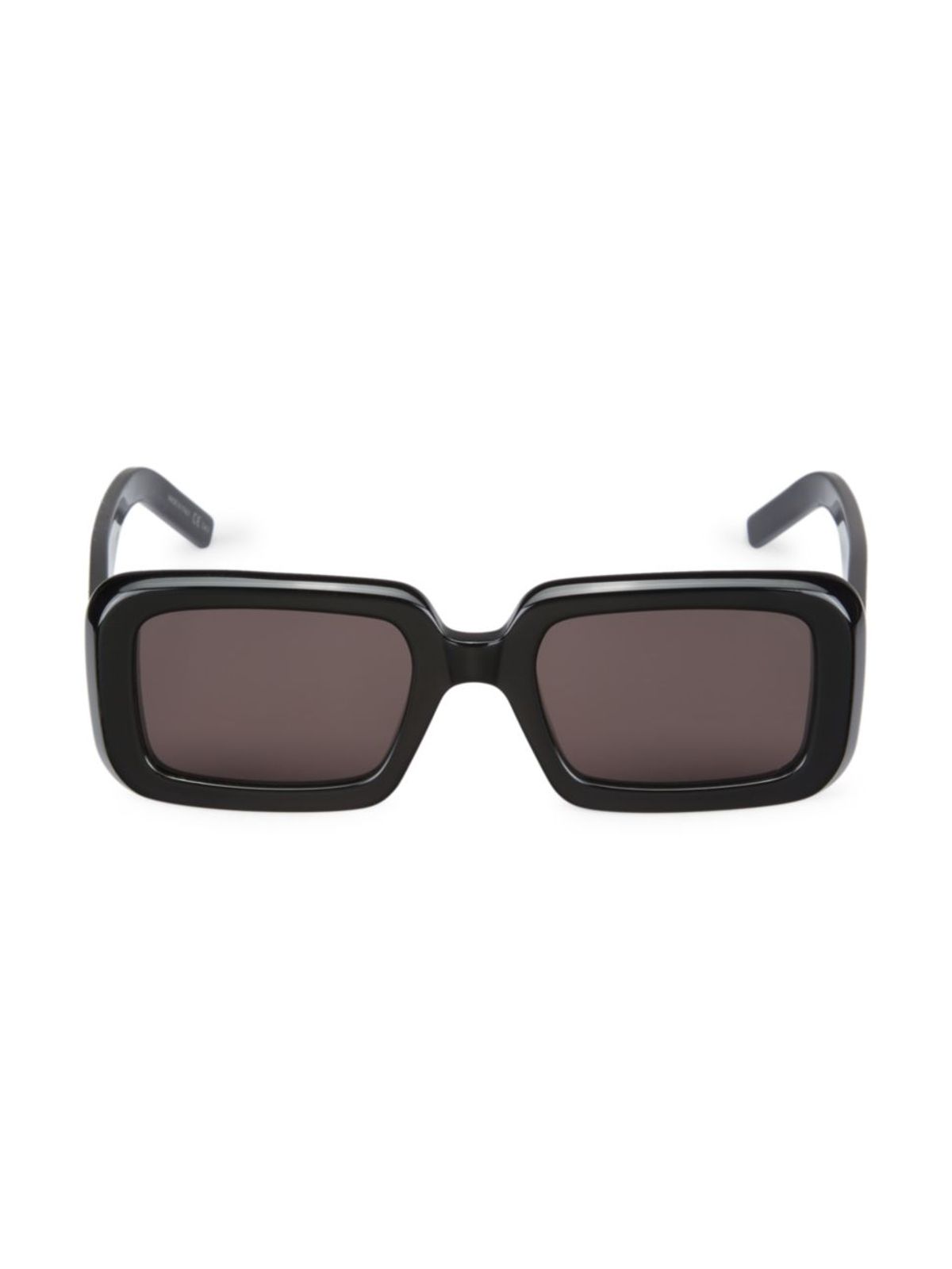 Saint Laurent Rectangular-frame Sunglasses In Black