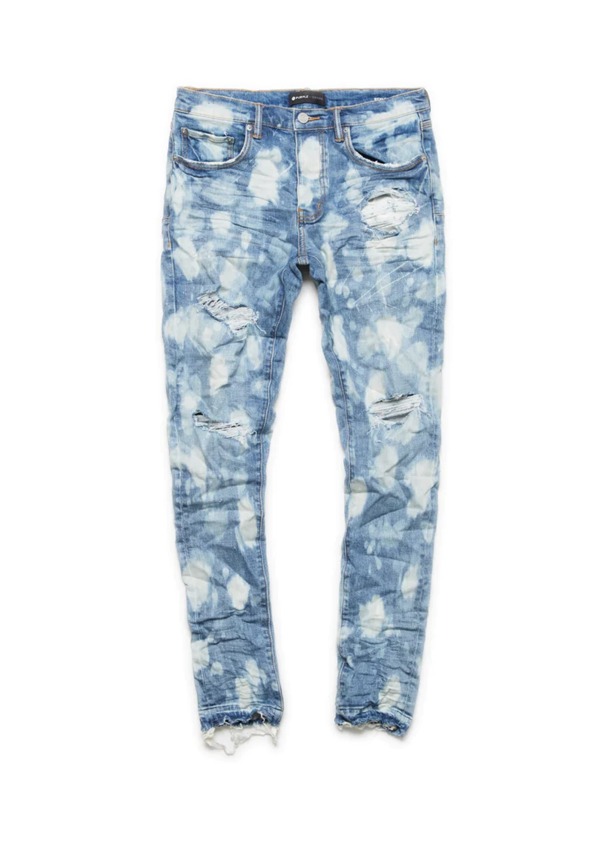 Purple Brand Light Indigo Vintage Bleach Jeans