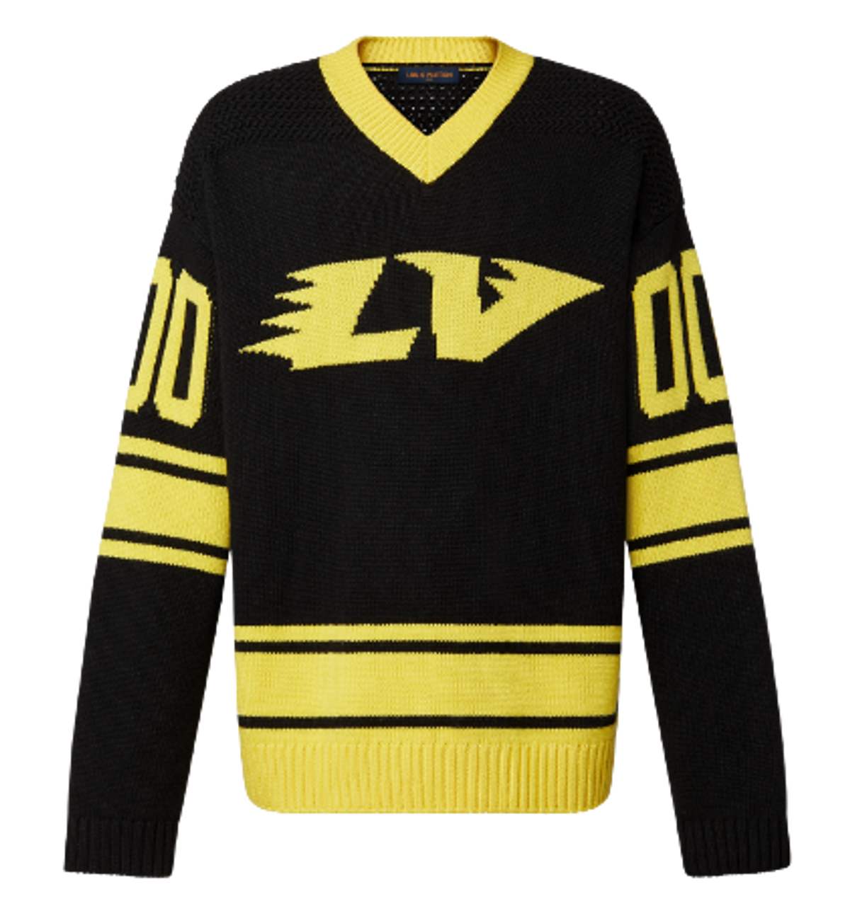 Louis Vuitton Intarsia Football Long-Sleeve T-Shirt
