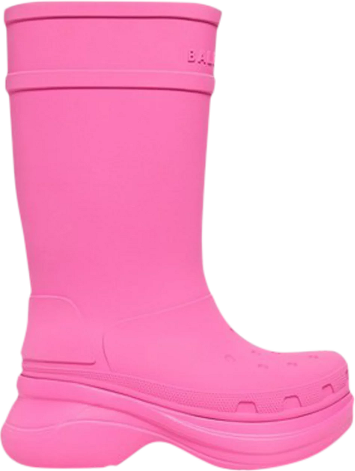 Balenciaga × Crocs Pink Wmns Clog Boots