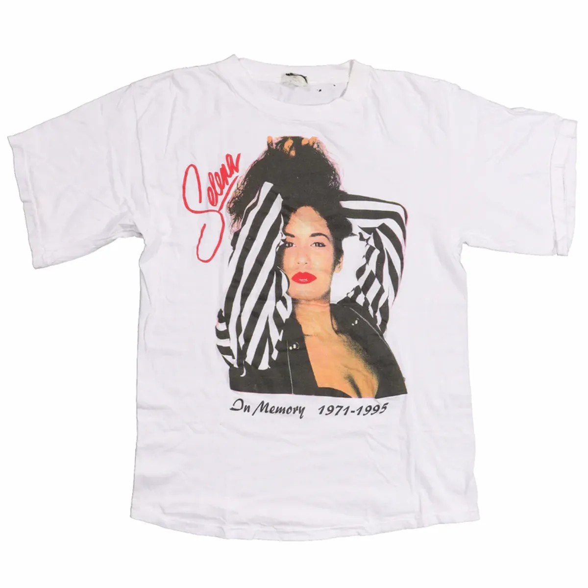 Vintage Selena Memorial White T-Shirt