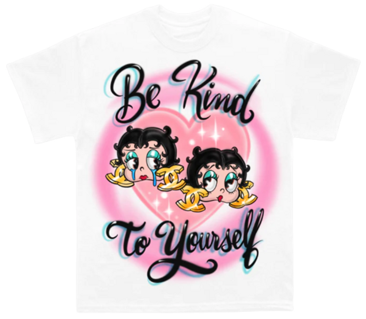 Tiredandemotional Be Kind White T-Shirt