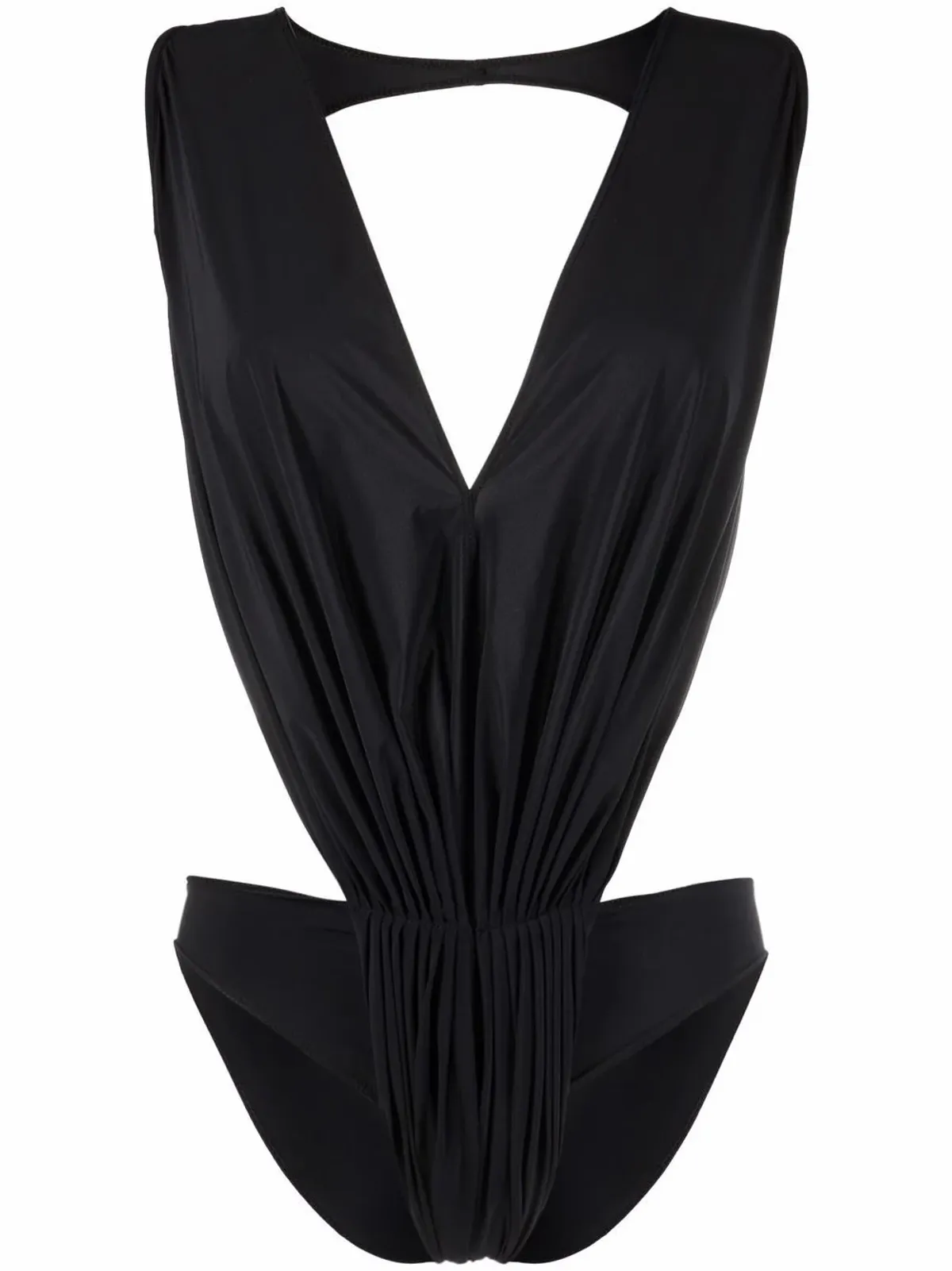 Rick Owens Gia Cutout Stretch Jersey Thong Bodysuit