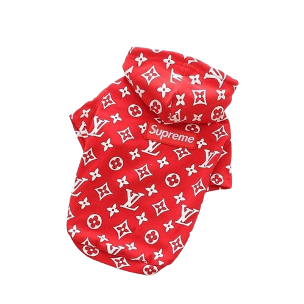 Custom Supreme Louis Vuitton Dog Hoodie WHAT’S ON THE STAR?