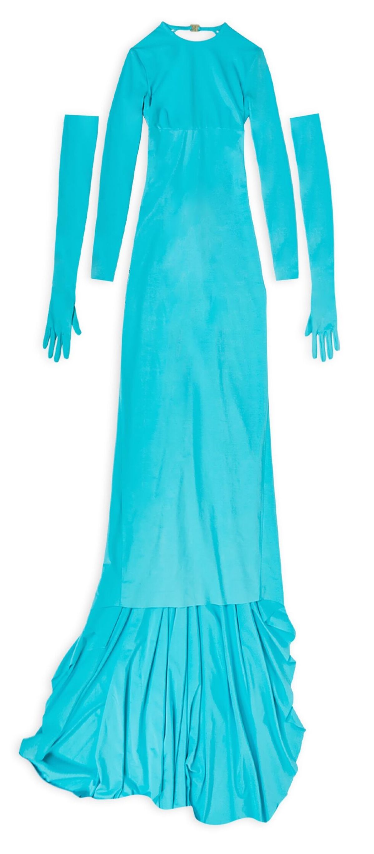 Balenciaga Blue Swimsuit Gown