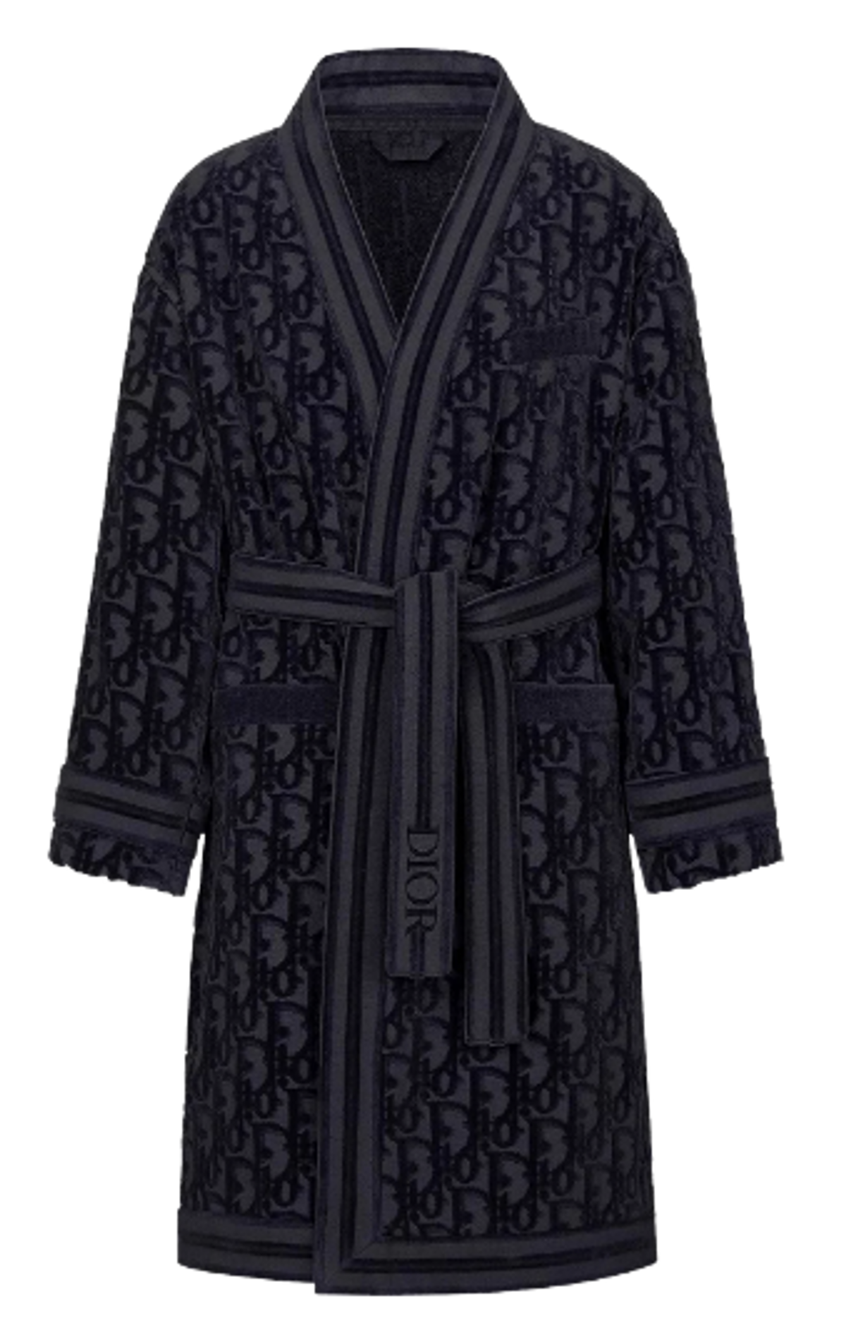 Dior All Over Oblique Terry Jacquard Bathrobe
