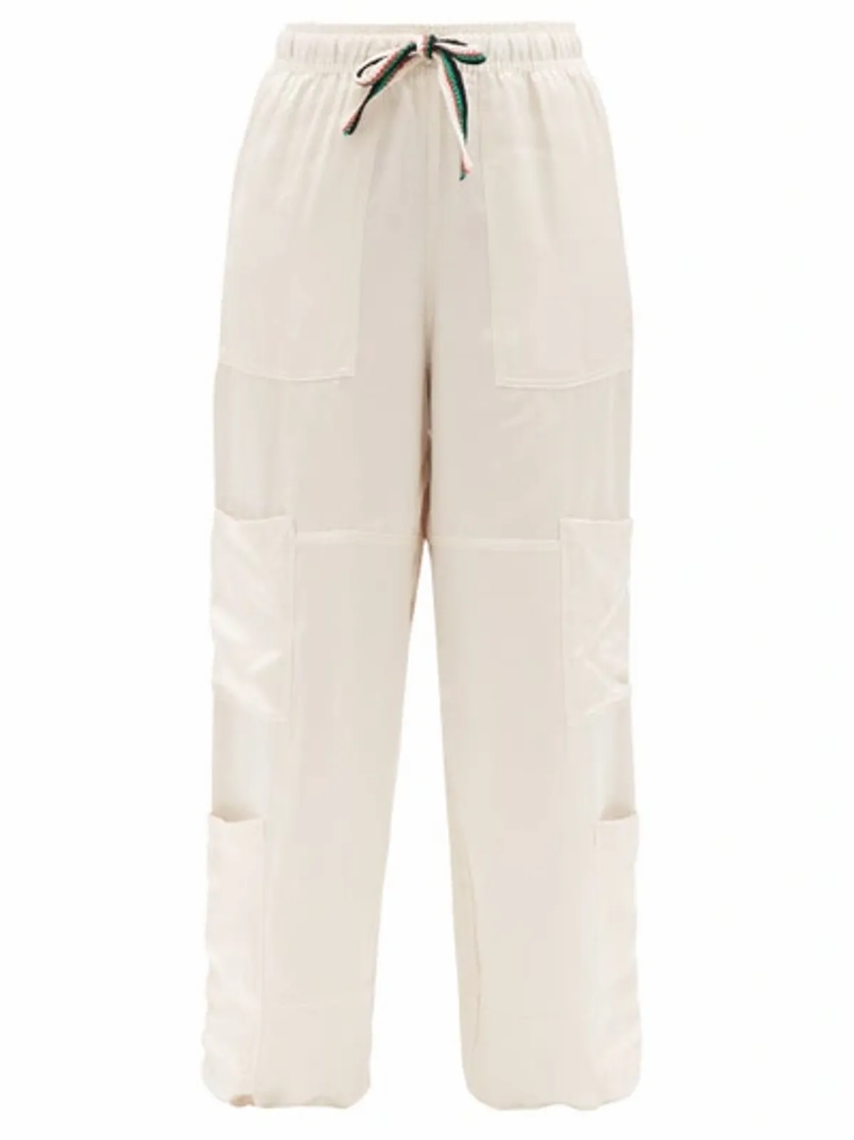 Wales Bonner - Stripe Wool Crepe Kingston Kaftan Dress