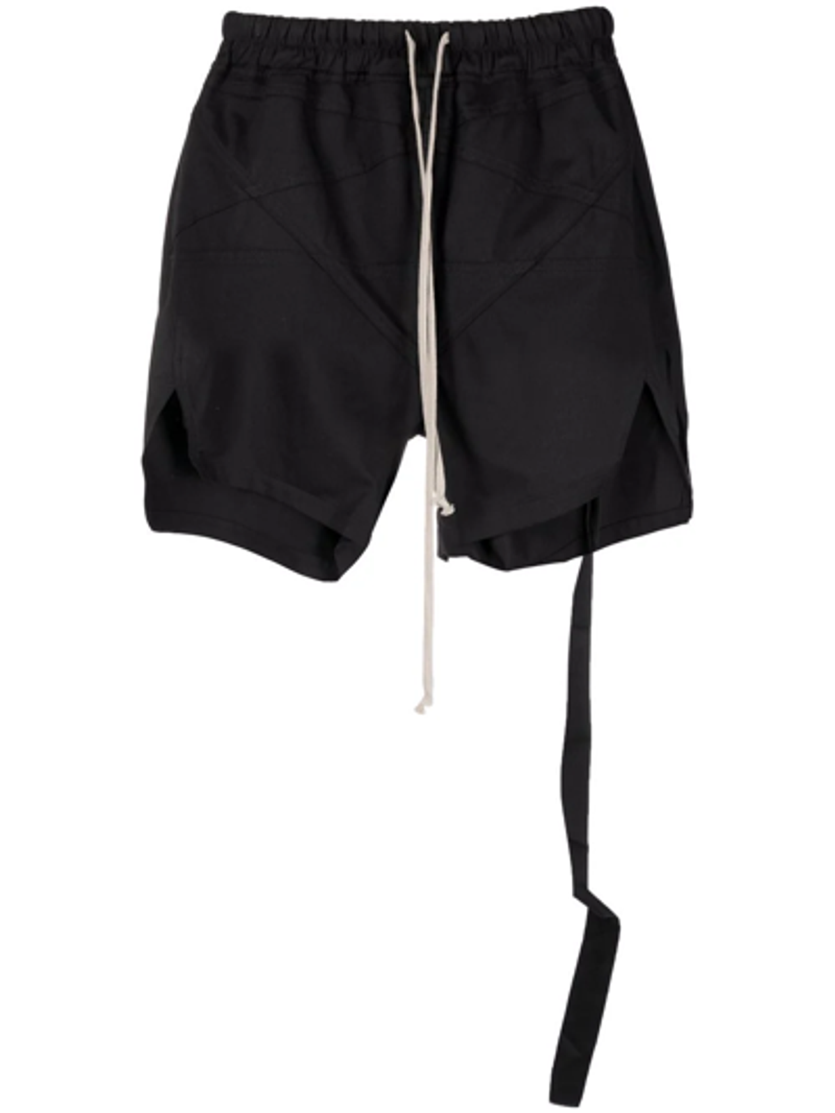 Rick Owens Black Phleg Doubled Shorts