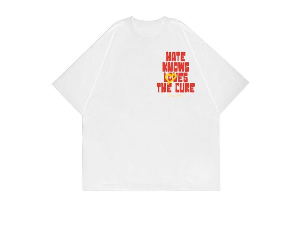 Goodsinners 1 Goodsinners Hate Knows Loves The Cure Print T-Shirt