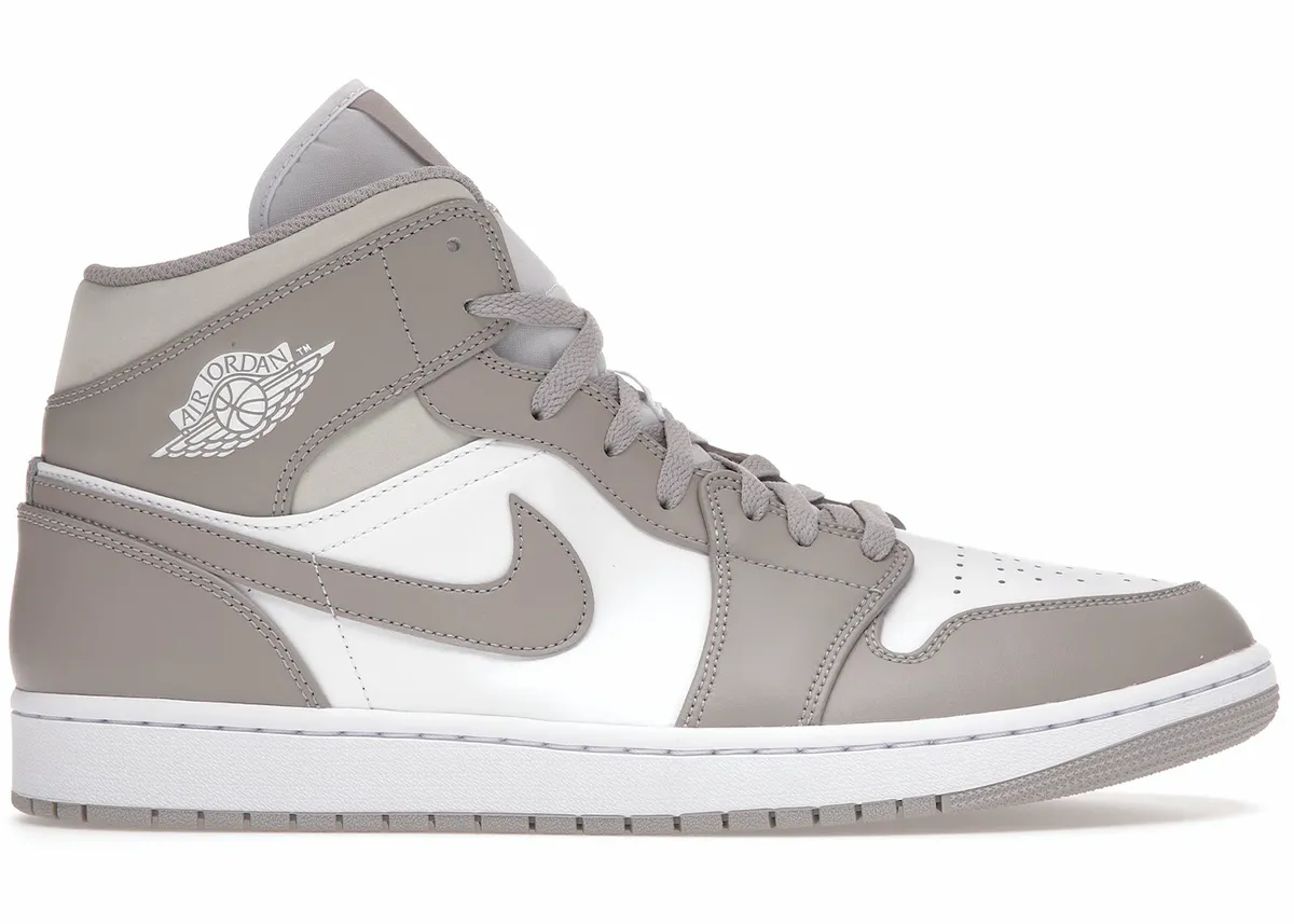 Nike Air Jordan 1 Mid Linen Sneakers