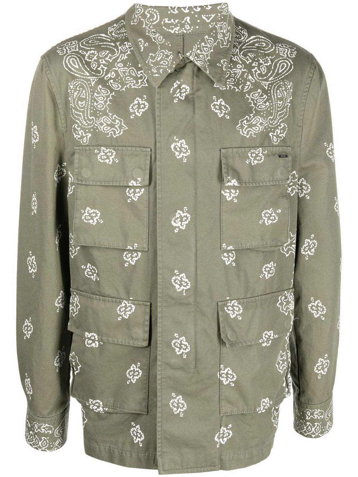 Amiri Bandana-print Single-breasted Jacket