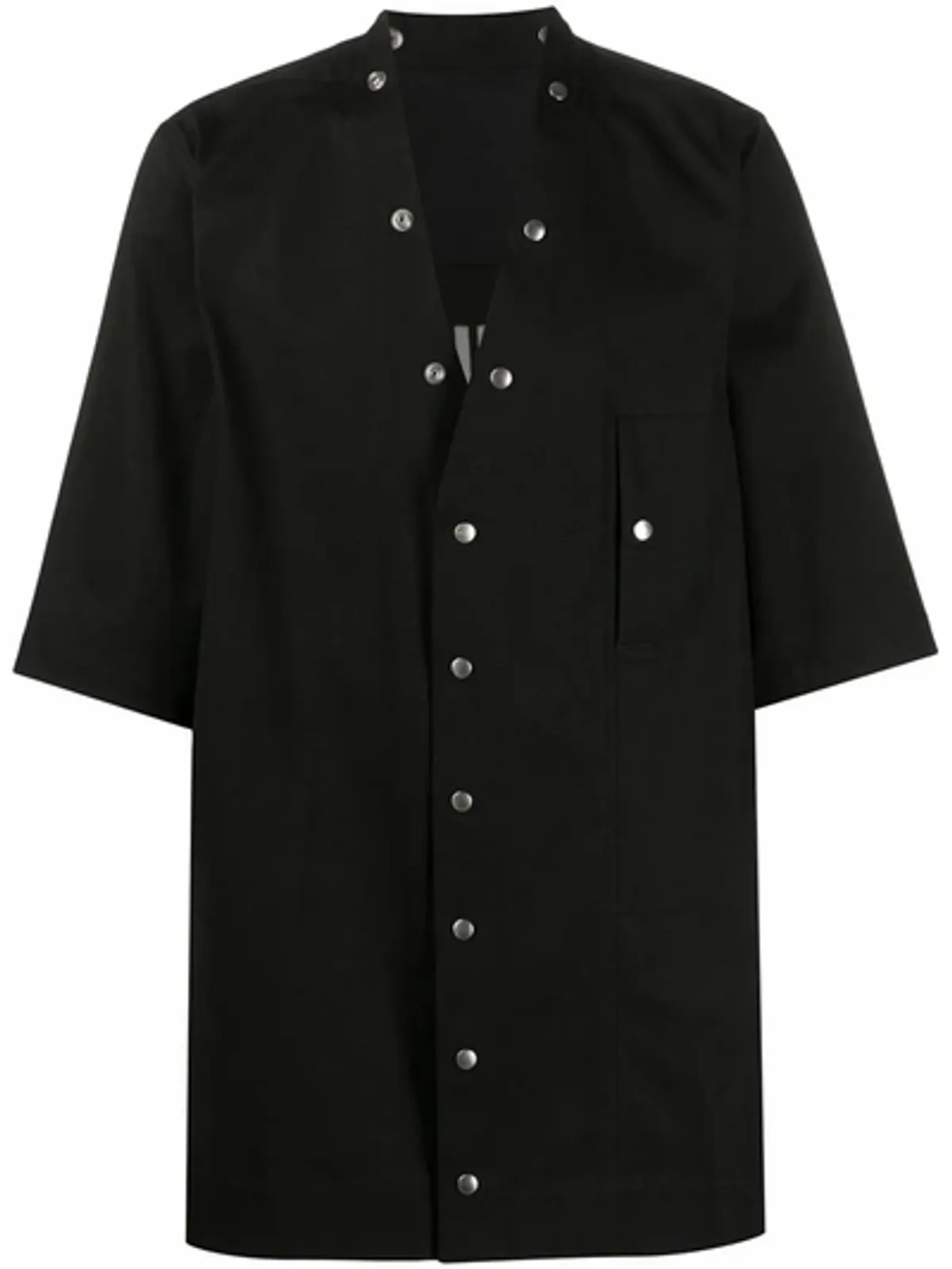 Rick Owens Black Faun Three-quarter Shirt