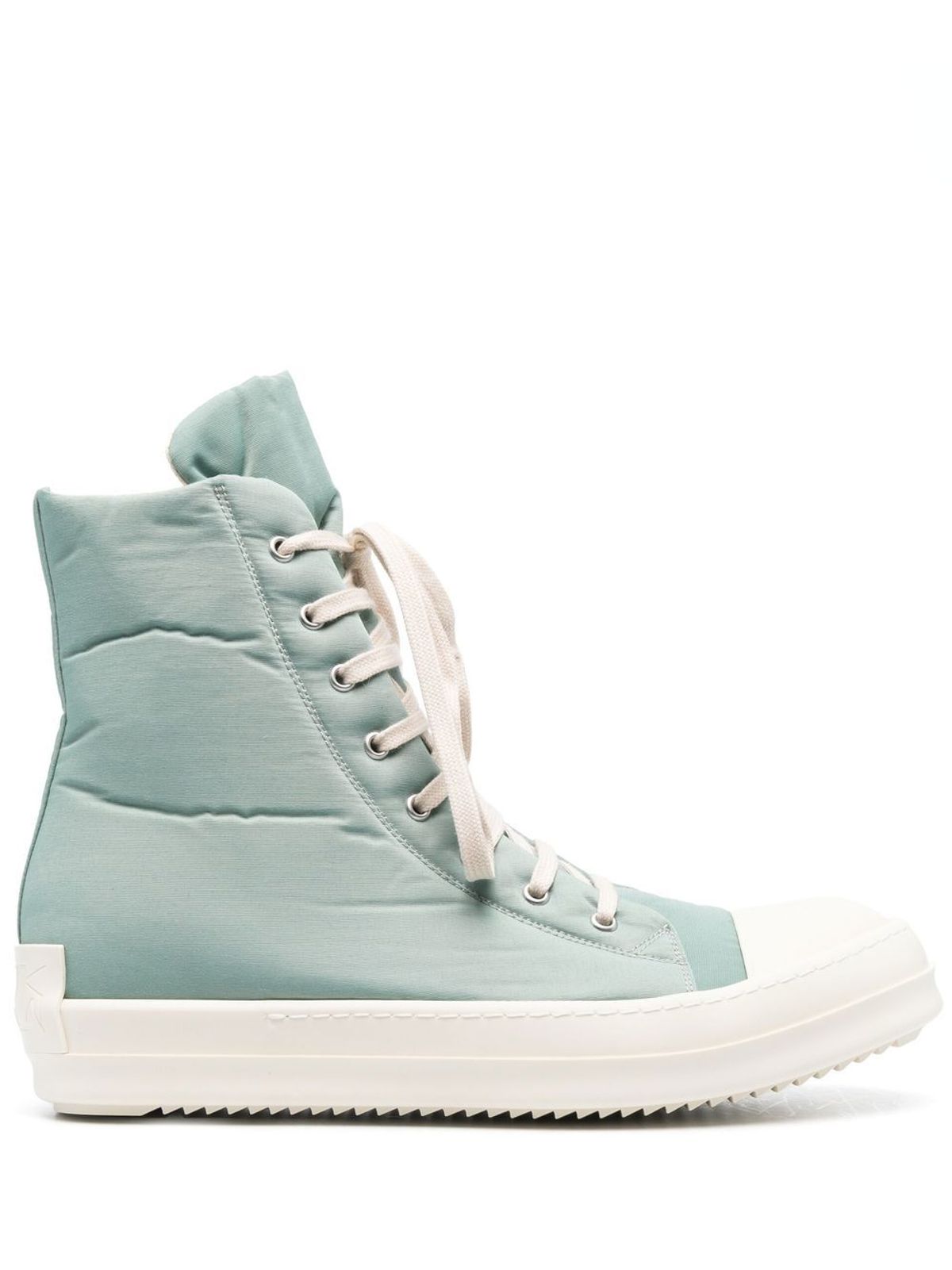 Rick Owens Zip-Up Padded Blue Ankle Boots