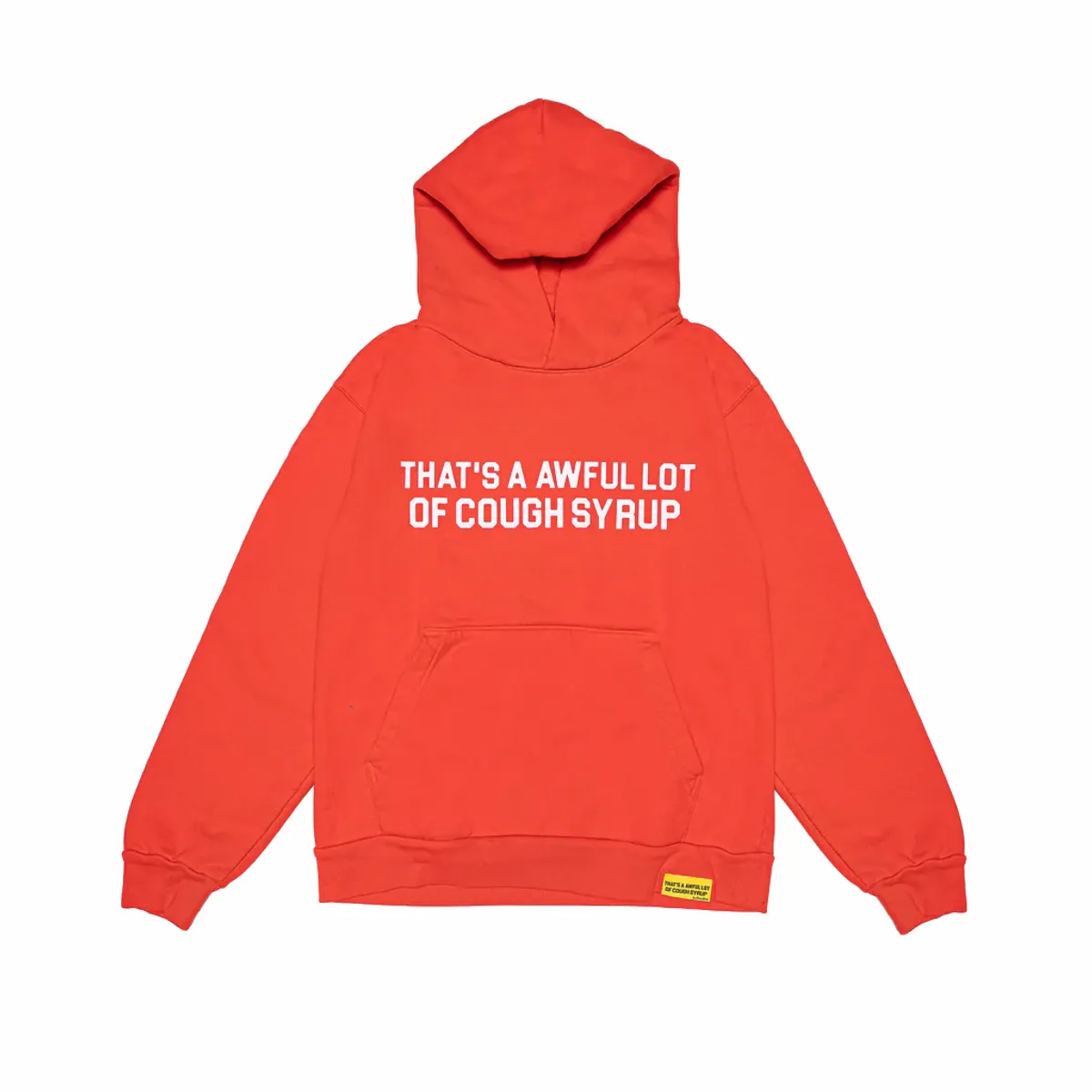 Cough Syrup Cough Syrup Orange Hoodie