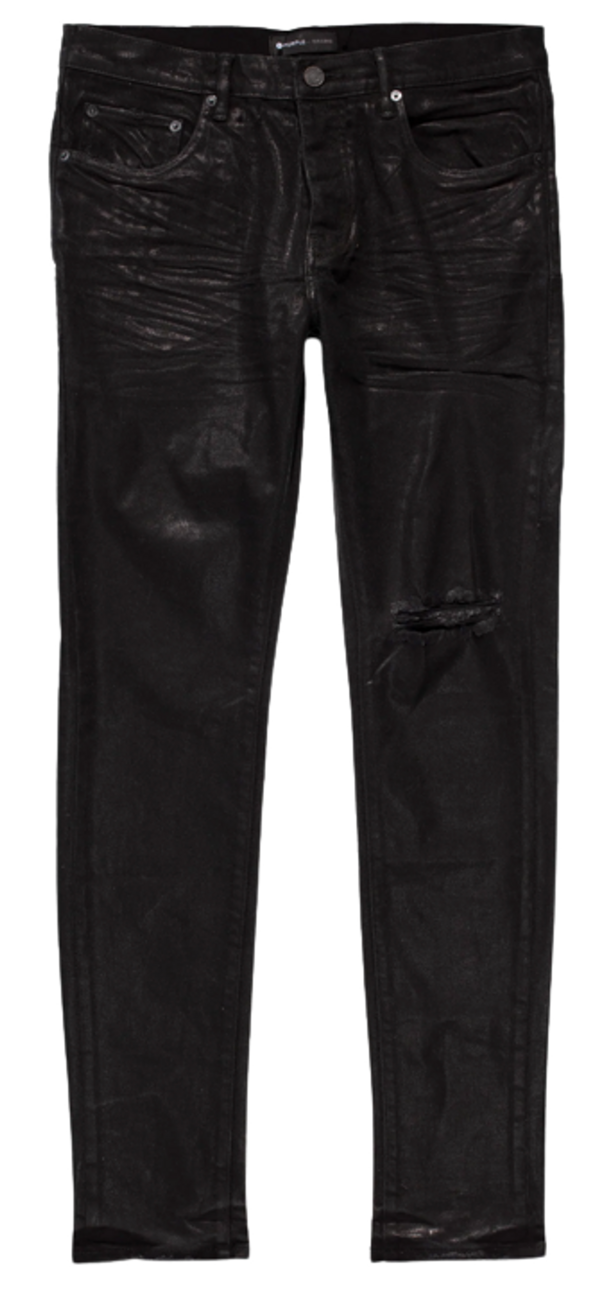Purple Brand P001 Low Rise Black Pocket Stud Blowout Skinny Jeans