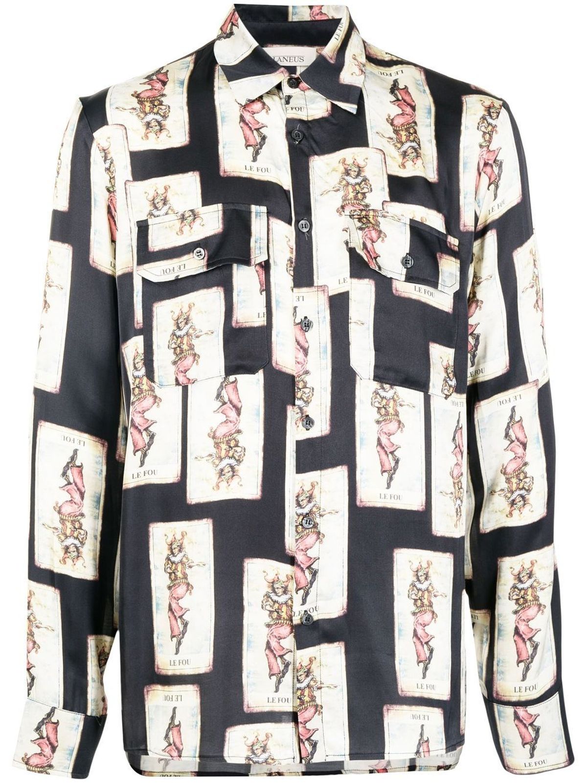 Laneus Le Fou Graphic-Print Shirt