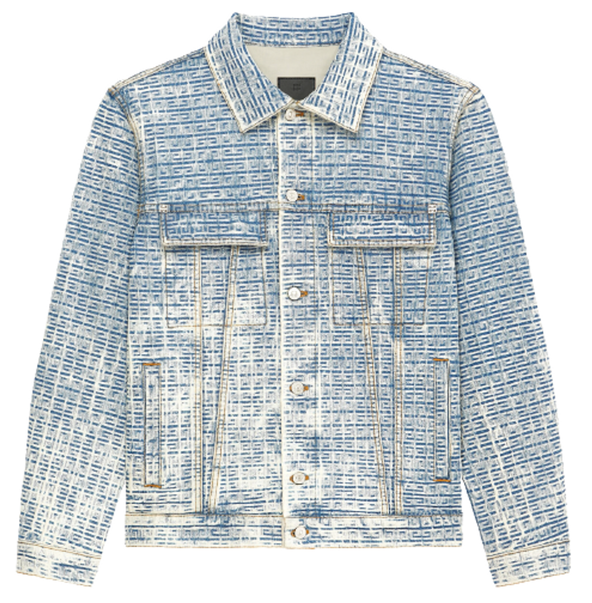 Givenchy Raised 4G Motif Denim Jacket