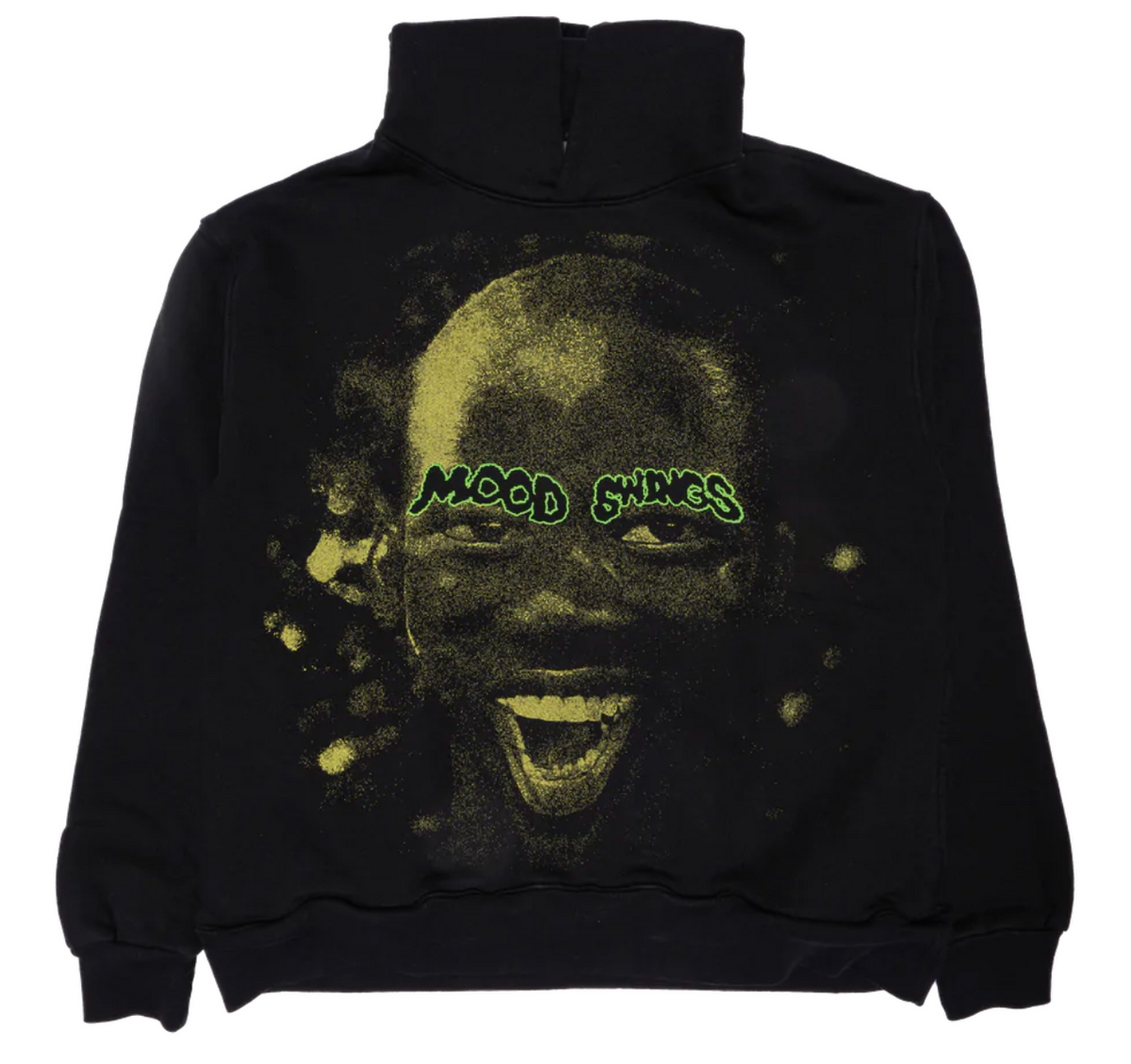Mood Swings Black/Green Faces Hoodie