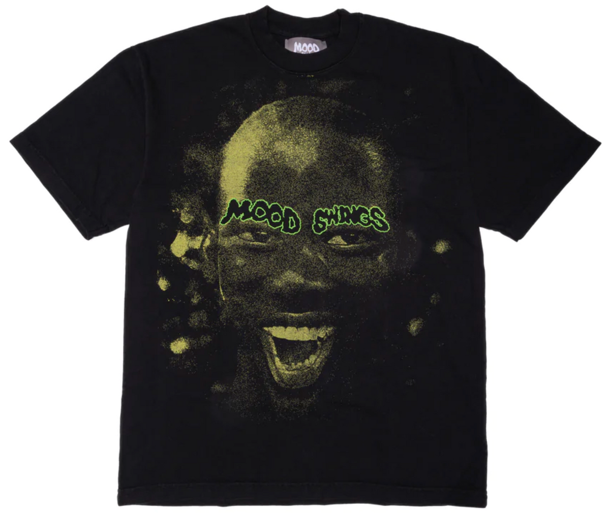 Mood Swings Black/Green Faces T-Shirt