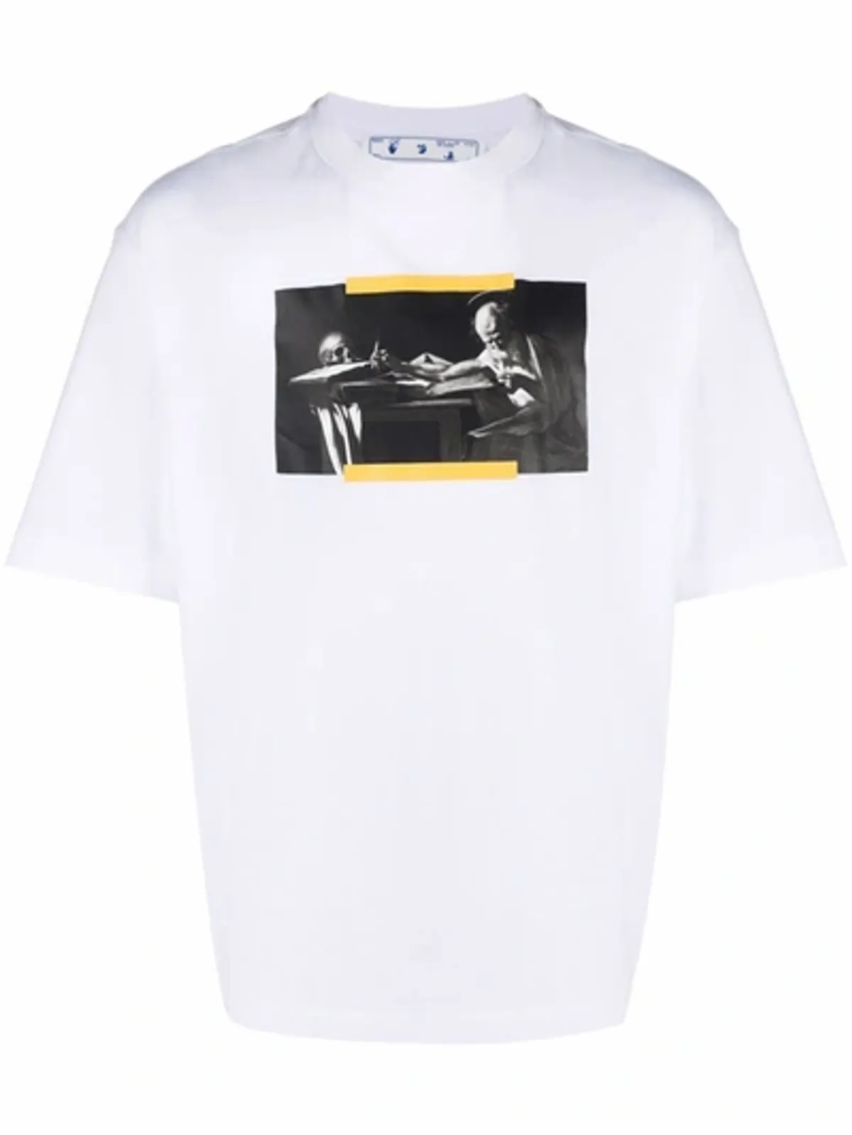 Off-White White Caravaggio-Print T-Shirt