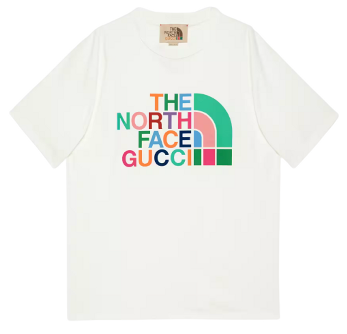 Gucci × The North Face Logo White T-Shirt | WHAT’S ON THE STAR?