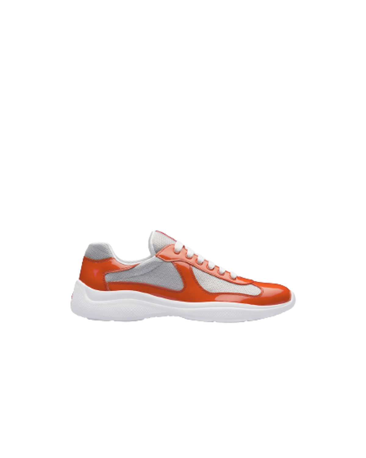 Prada Americas Cup Sneakers In Orange