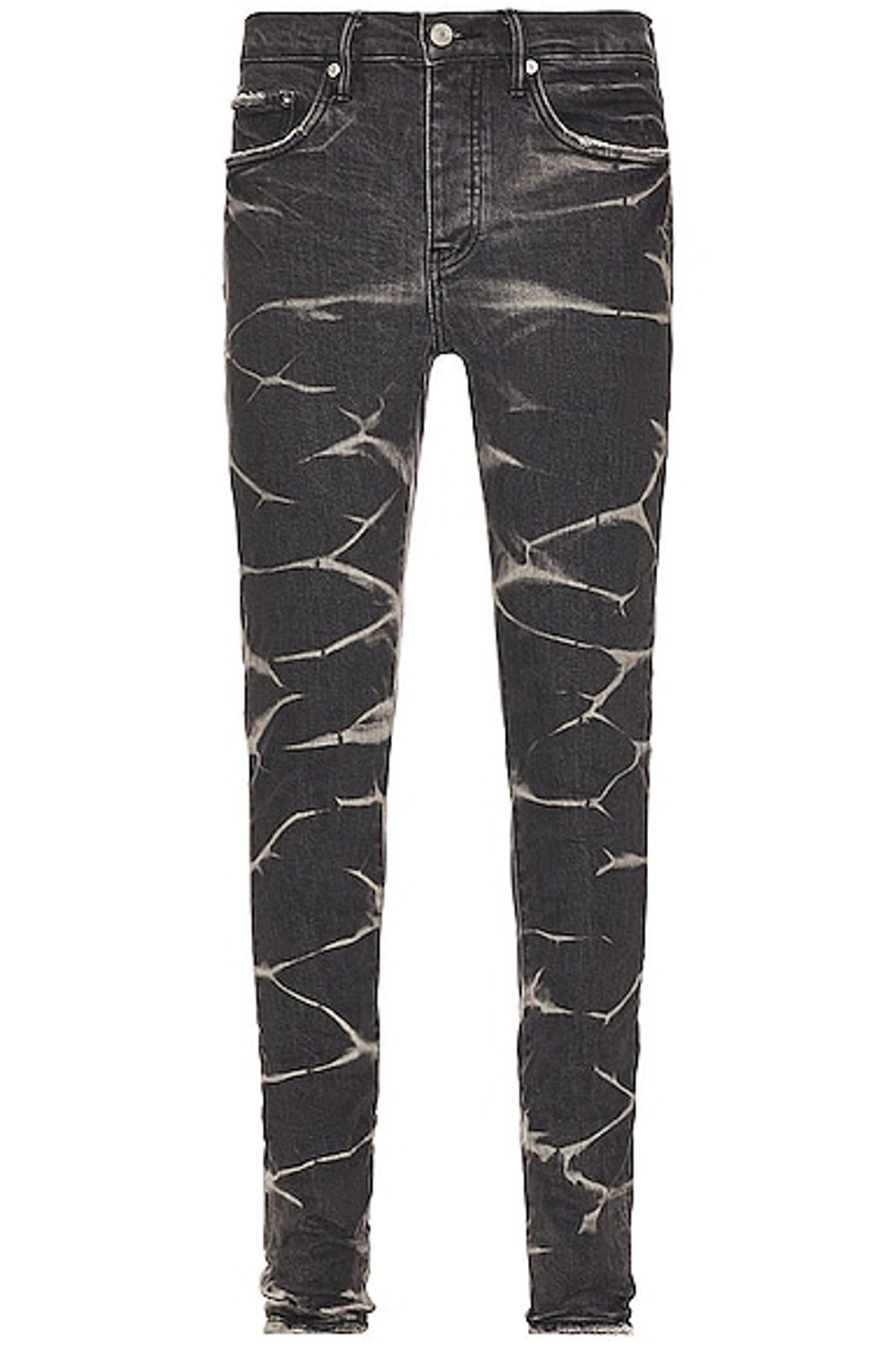 Purple Brand Tiedye Stripe Pant In Black