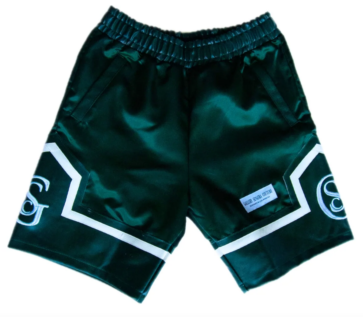 Gallery Sinatra Couture Bourgeoisie Green Shorts