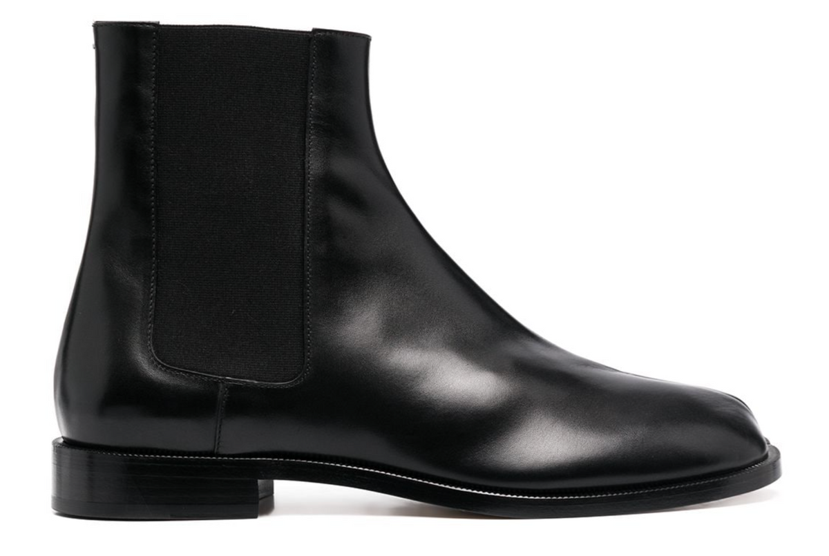 Maison Margiela Tabi Toe Black Chelsea Boots