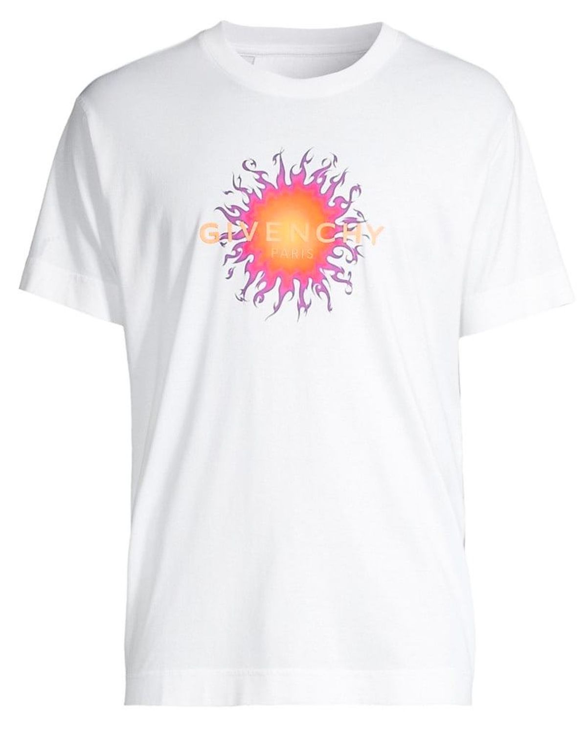 Givenchy Sun Logo White T-Shirt